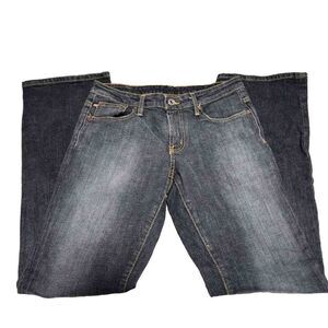 Polo Ralph Lauren Size 6 Gray Stretch Kelly Low Rise Straight Leg Jean